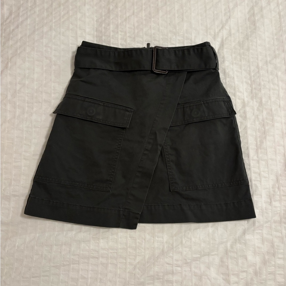 Banana Republic Olive Green Miniskirt